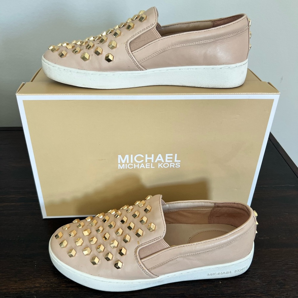 Michael Kors Leather Stud Slip On